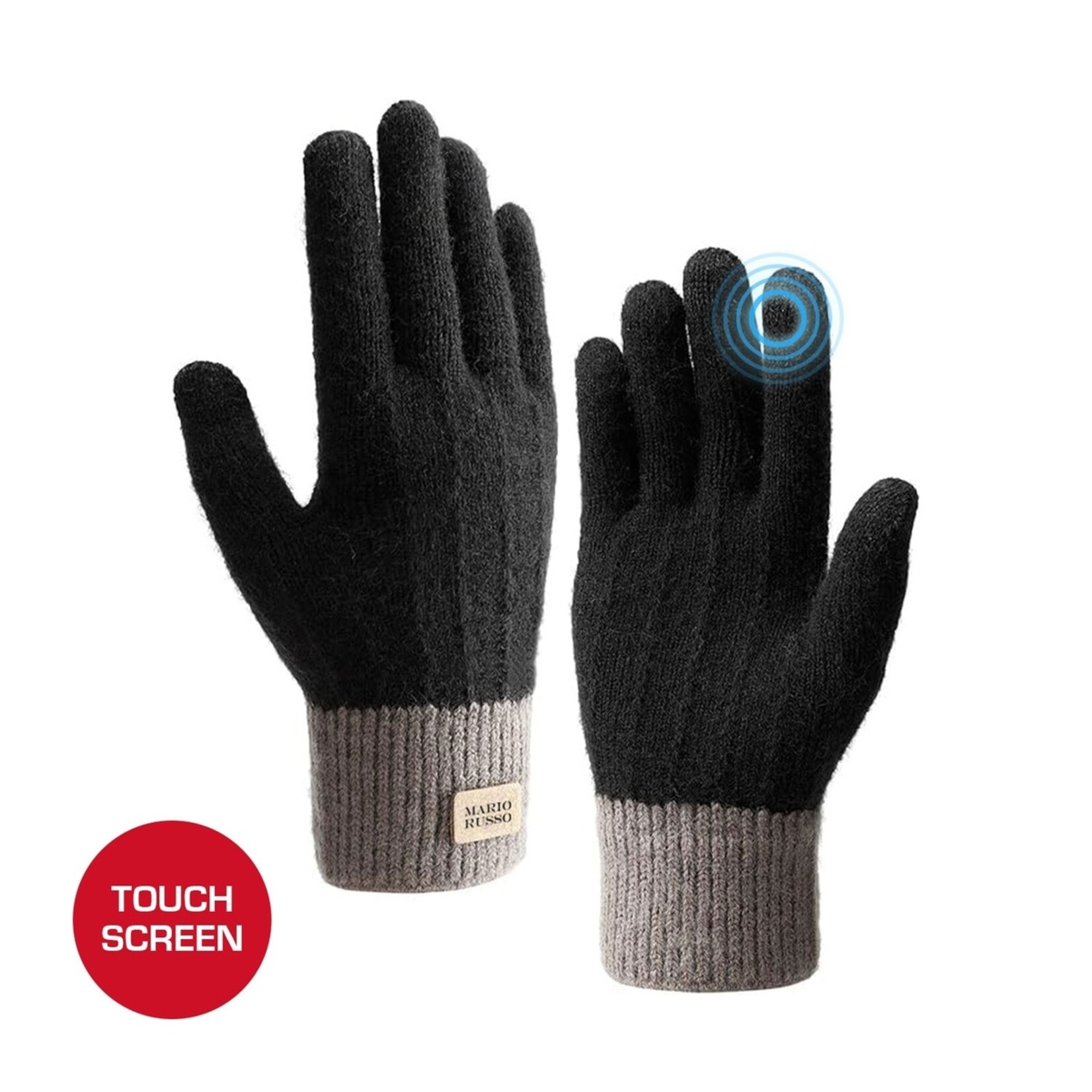 Mario Russo Mario Russo Unisex Winterhandschoenen met Touchscreenfunctie