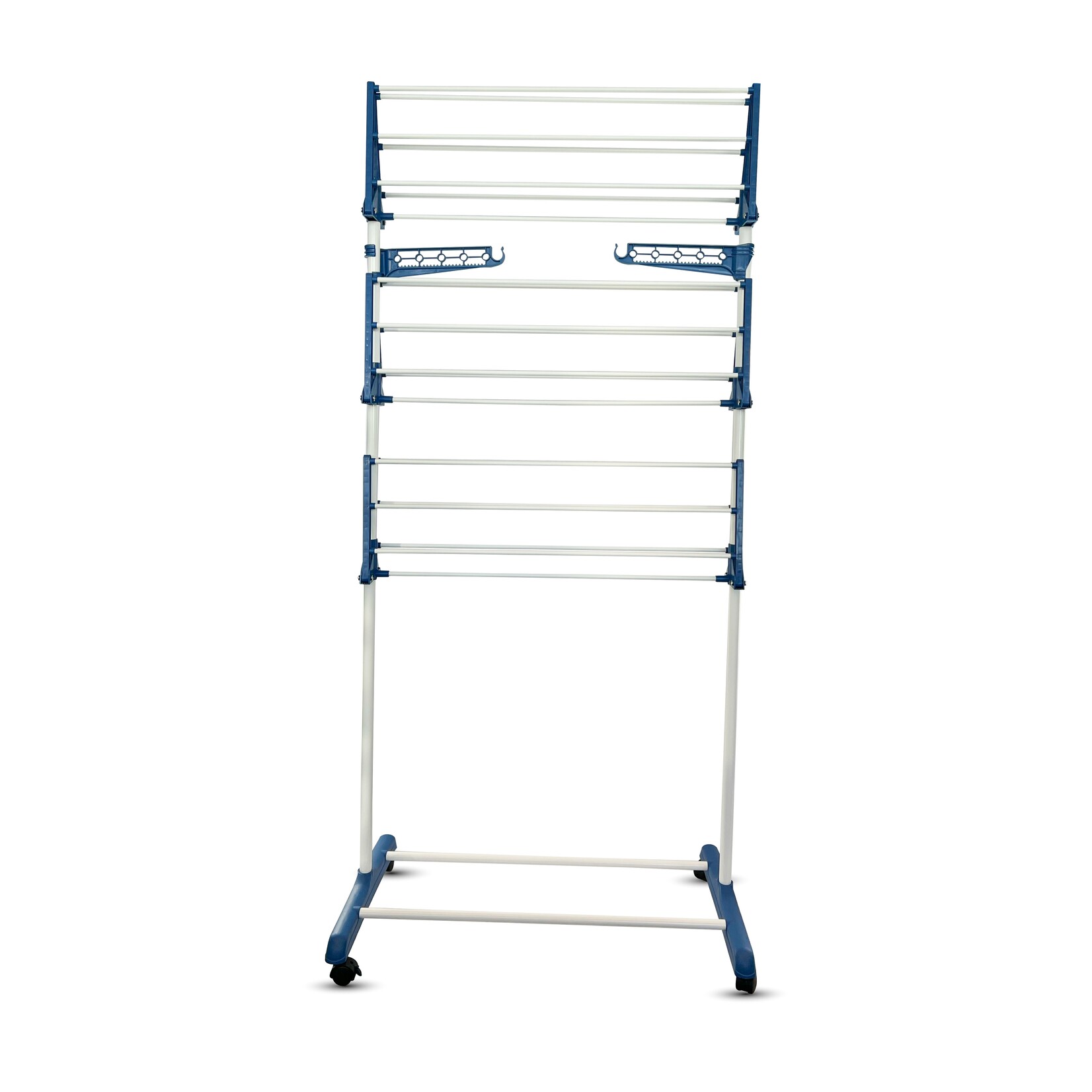 Shine for your daily cleaning Shine Inklapbaar Droogrek / Droogtoren op Wielen – Wasrek met 18 Stangen