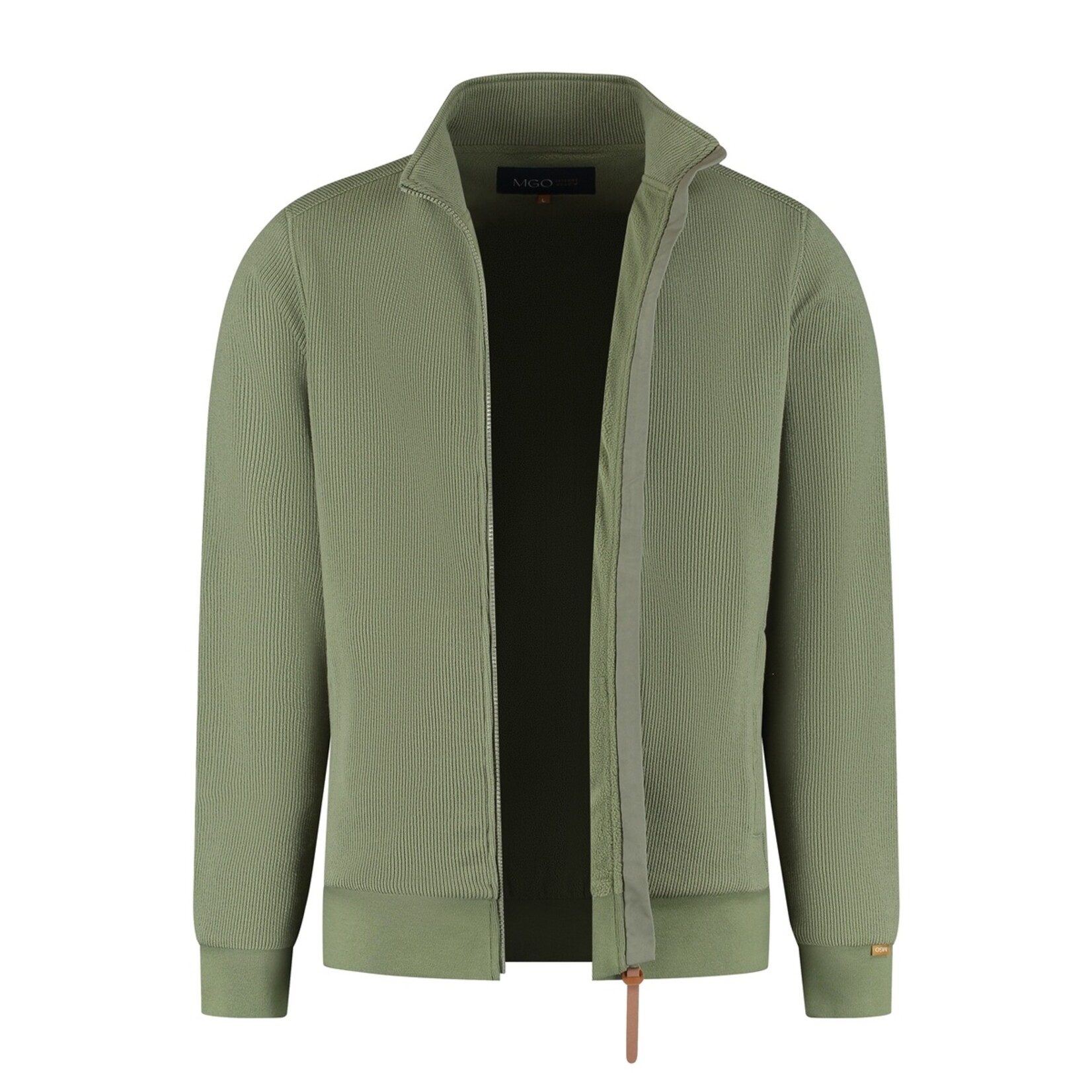 MGO Leisure Wear MGO Kevin Cardigan voor Heren - 2-Laags Vest met Fleece