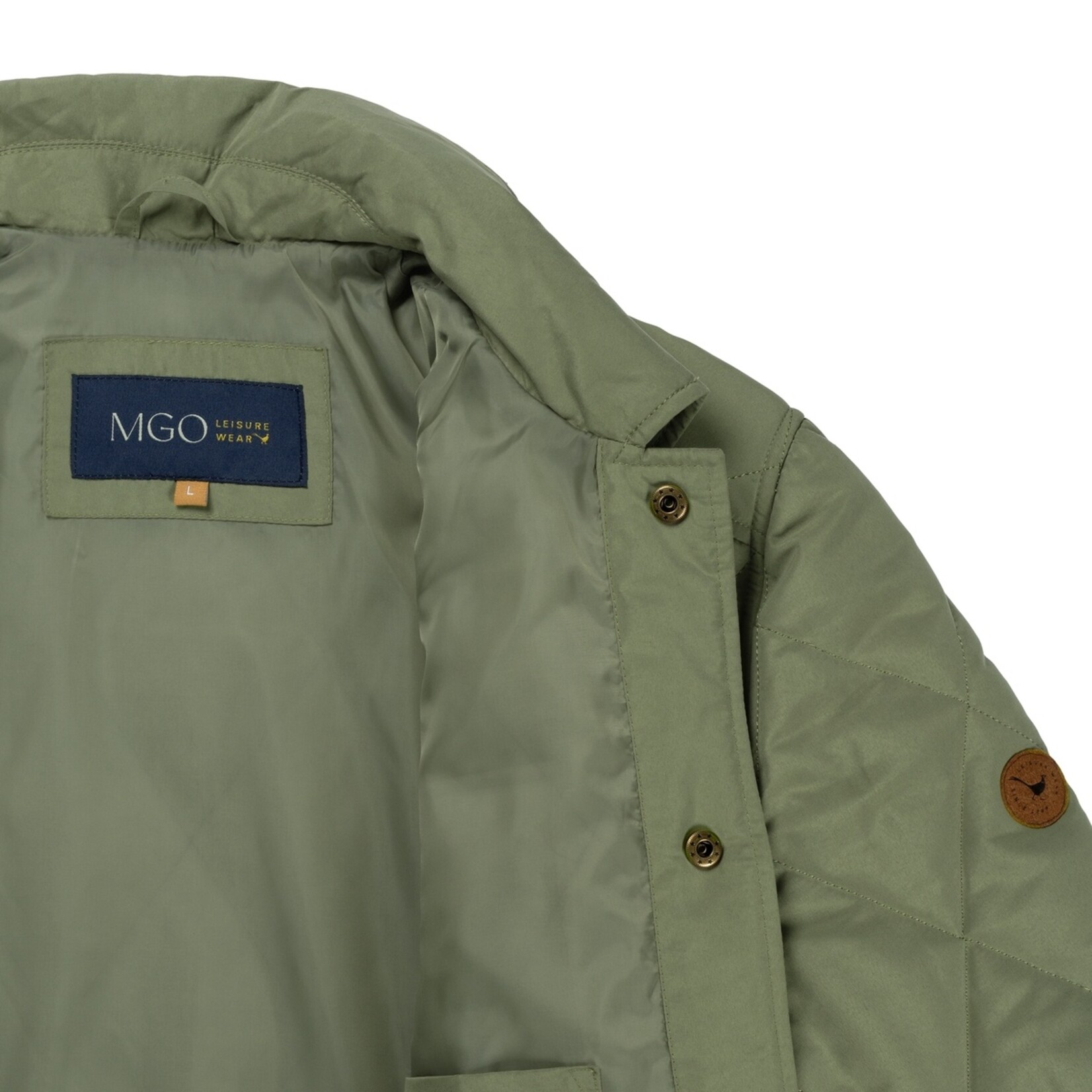 MGO Leisure Wear MGO Harvey Quilted Jack voor Heren - Licht Gevoerde Tussenjas