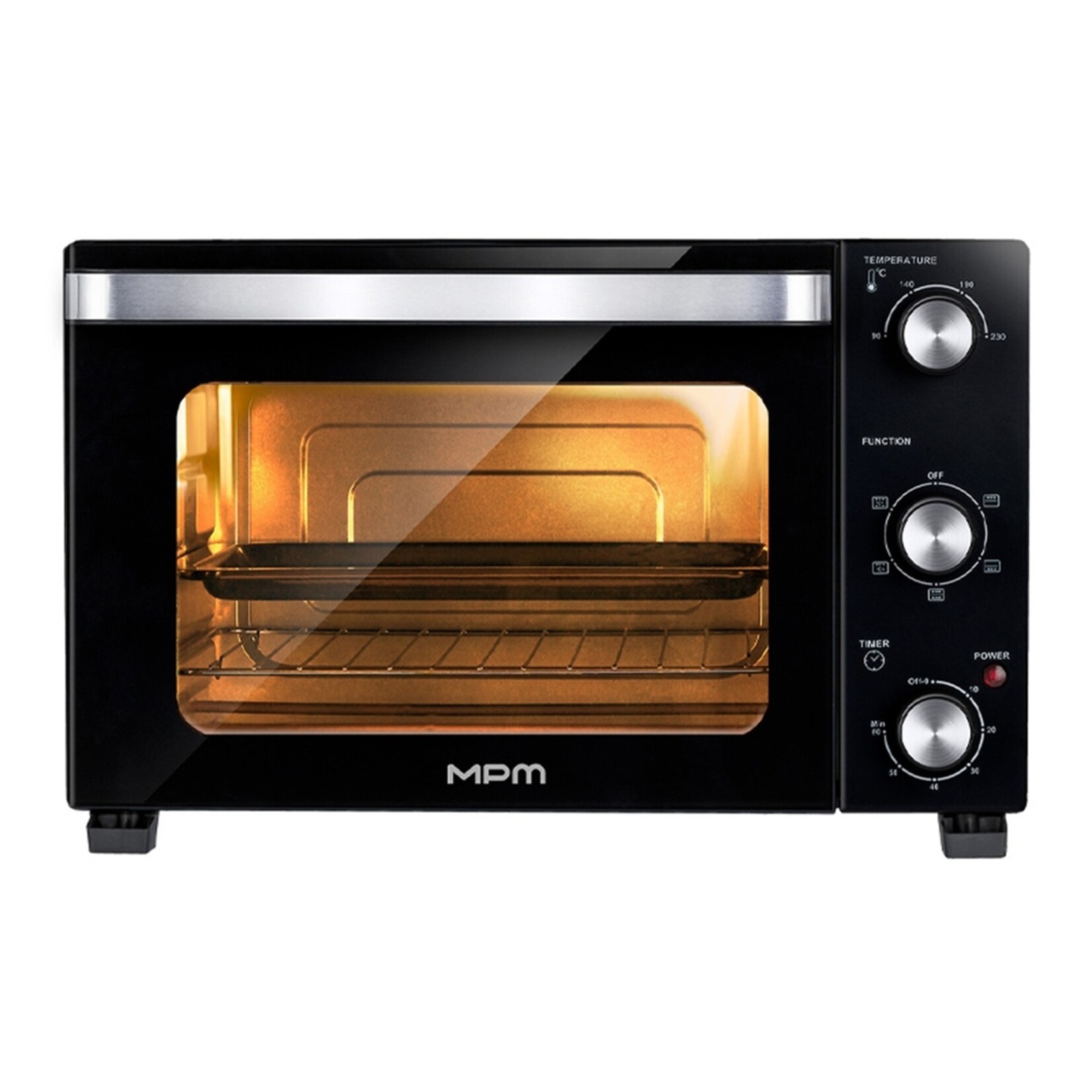 MPM MPM MPE‑16/T Mini Oven 35L met Hetelucht en Timer - 1500W