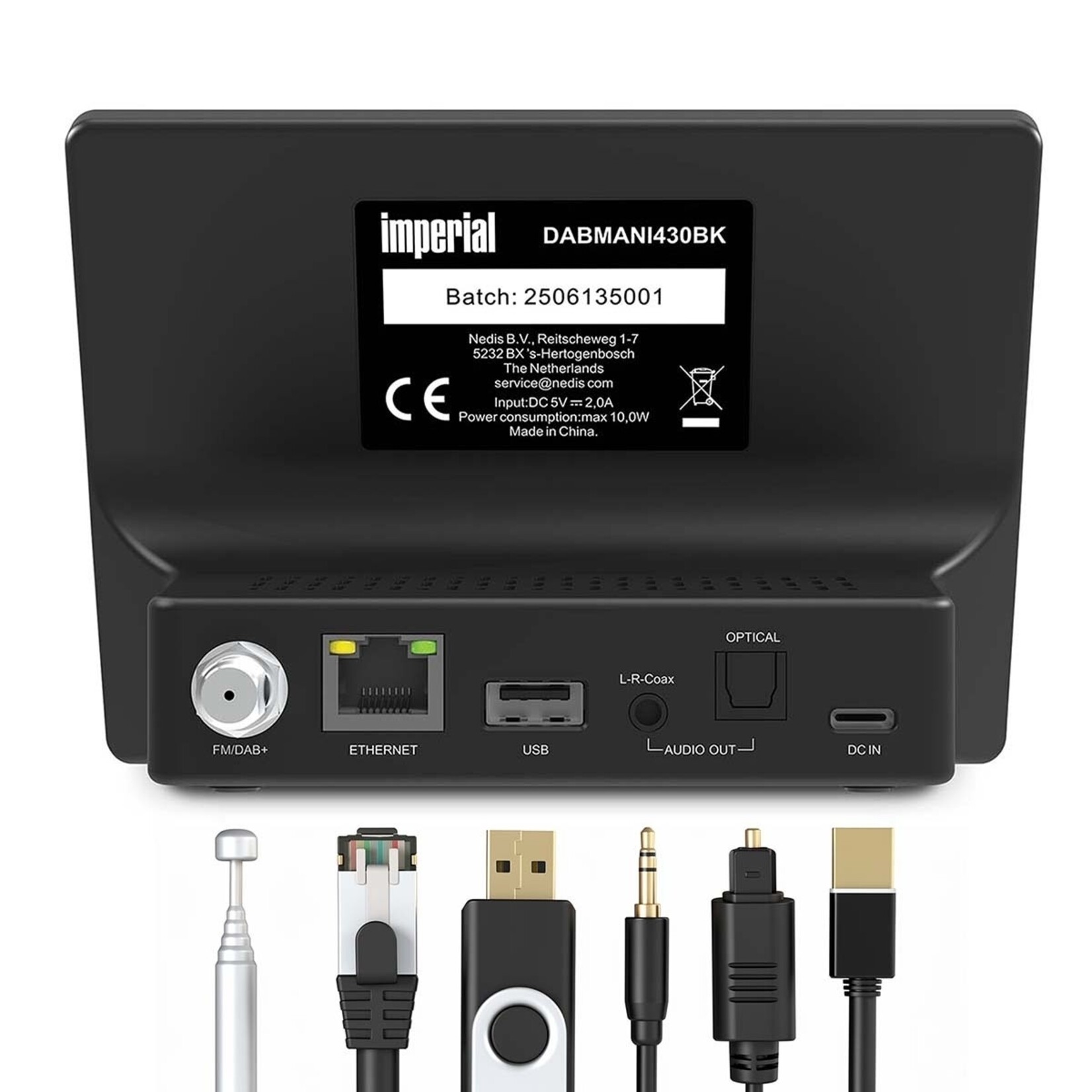 Imperial Imperial DABMAN i430BK Internet Radio met Hifituner en Bluetooth