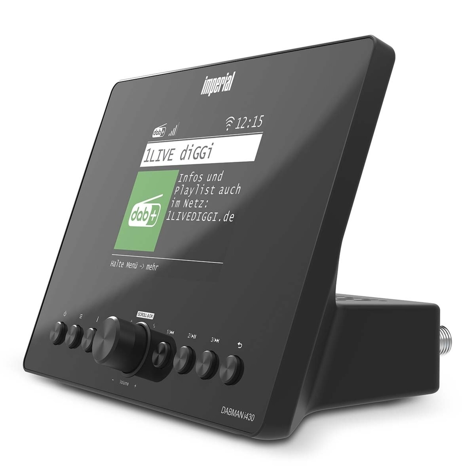 Imperial Imperial DABMAN i430BK Internet Radio met Hifituner en Bluetooth