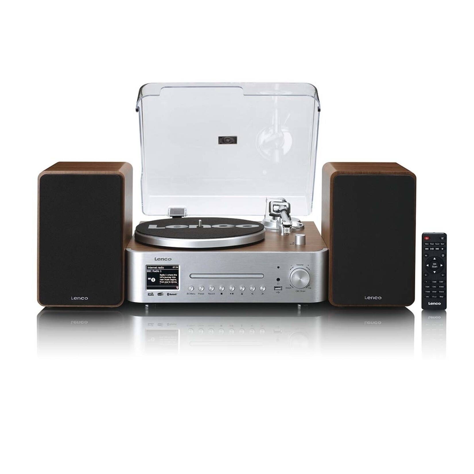 Lenco Lenco MC-860WDSI Hifi Platenspeler met FM/DAB+ Radio en Bluetooth 5.3