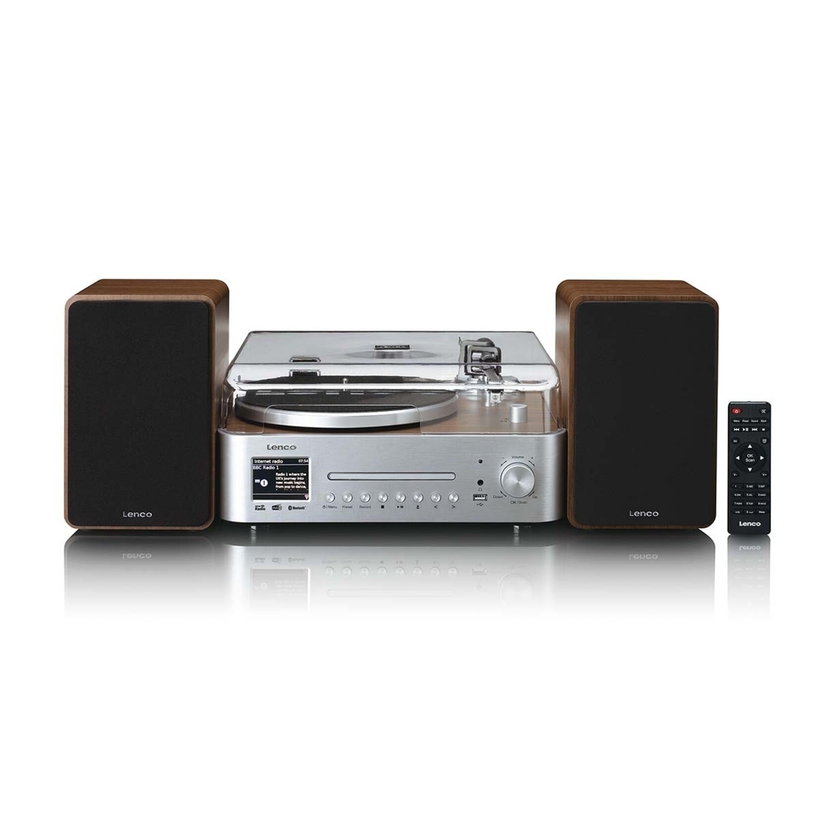 Lenco Lenco MC-860WDSI Hifi Platenspeler met FM/DAB+ Radio en Bluetooth 5.3