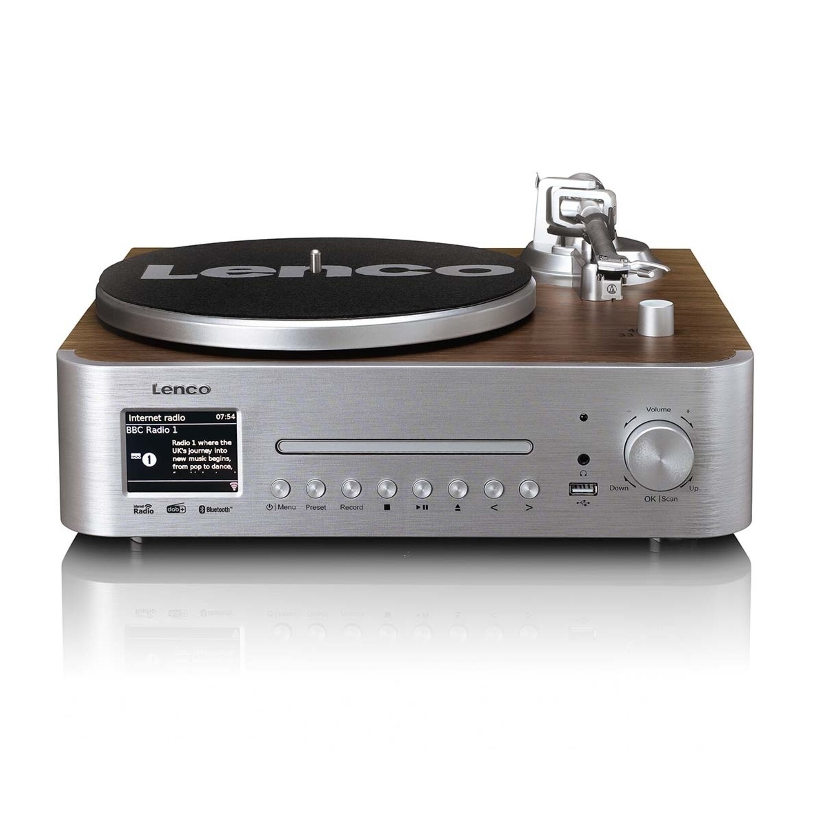 Lenco Lenco MC-860WDSI Hifi Platenspeler met FM/DAB+ Radio en Bluetooth 5.3