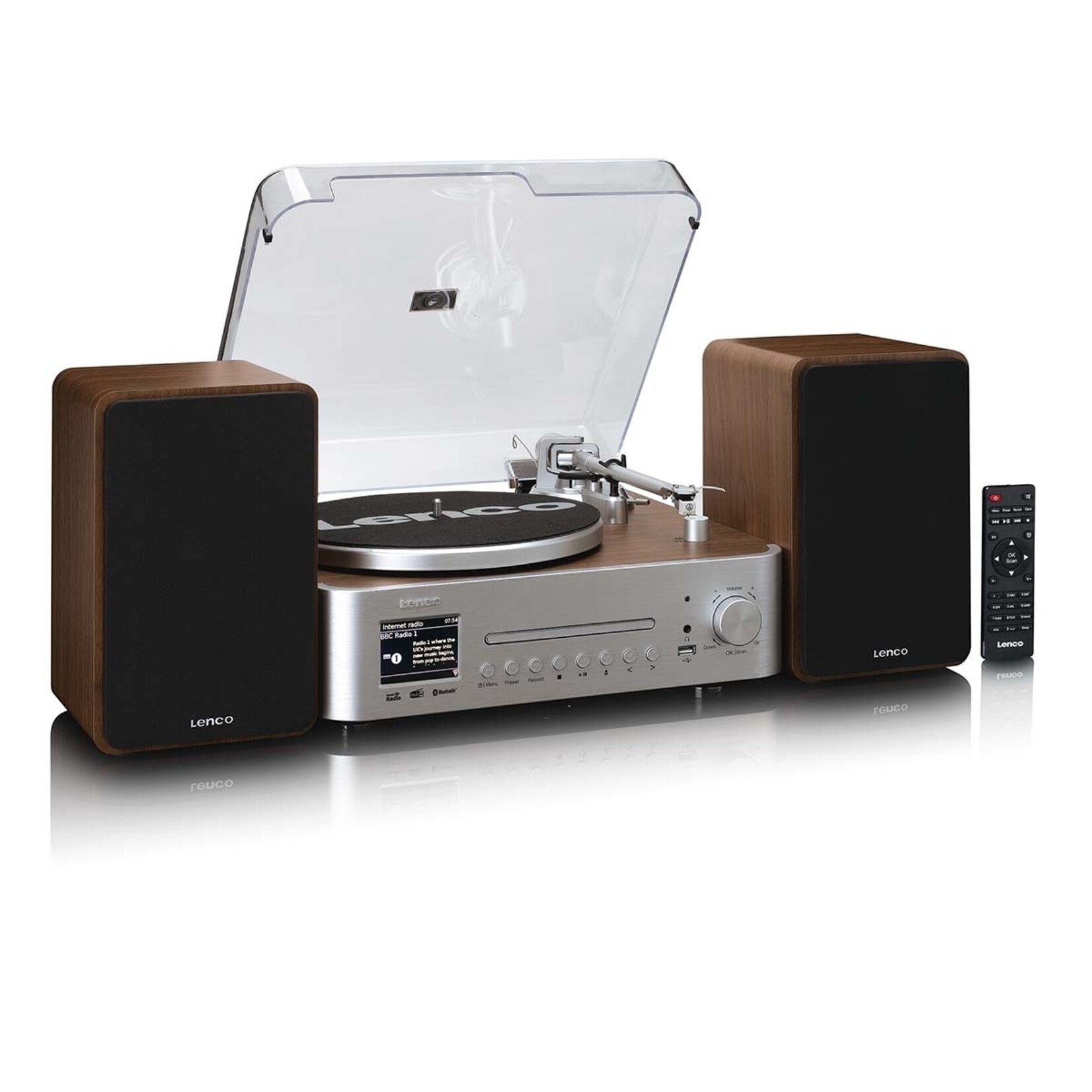 Lenco Lenco MC-860WDSI Hifi Platenspeler met FM/DAB+ Radio en Bluetooth 5.3