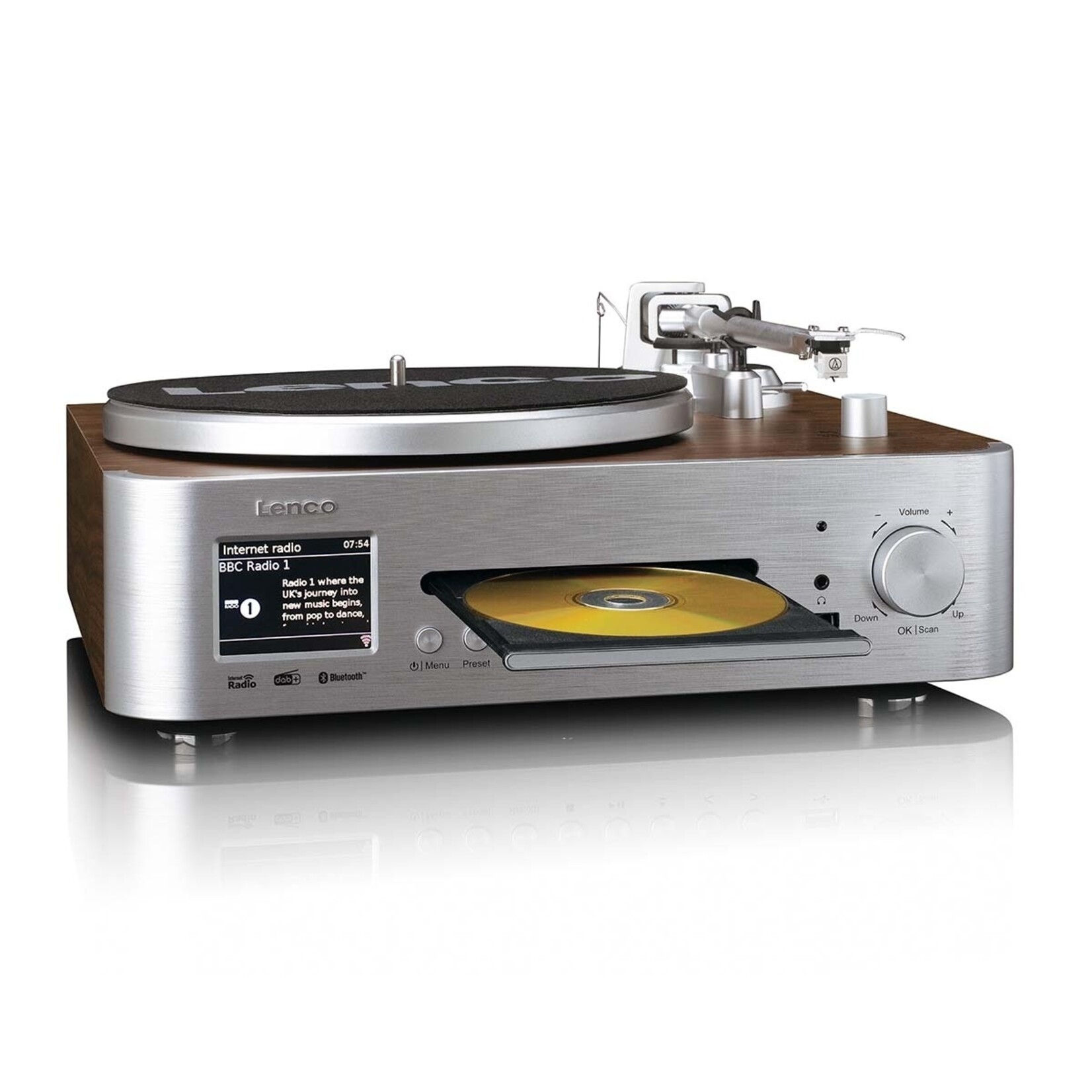 Lenco Lenco MC-860WDSI Hifi Platenspeler met FM/DAB+ Radio en Bluetooth 5.3