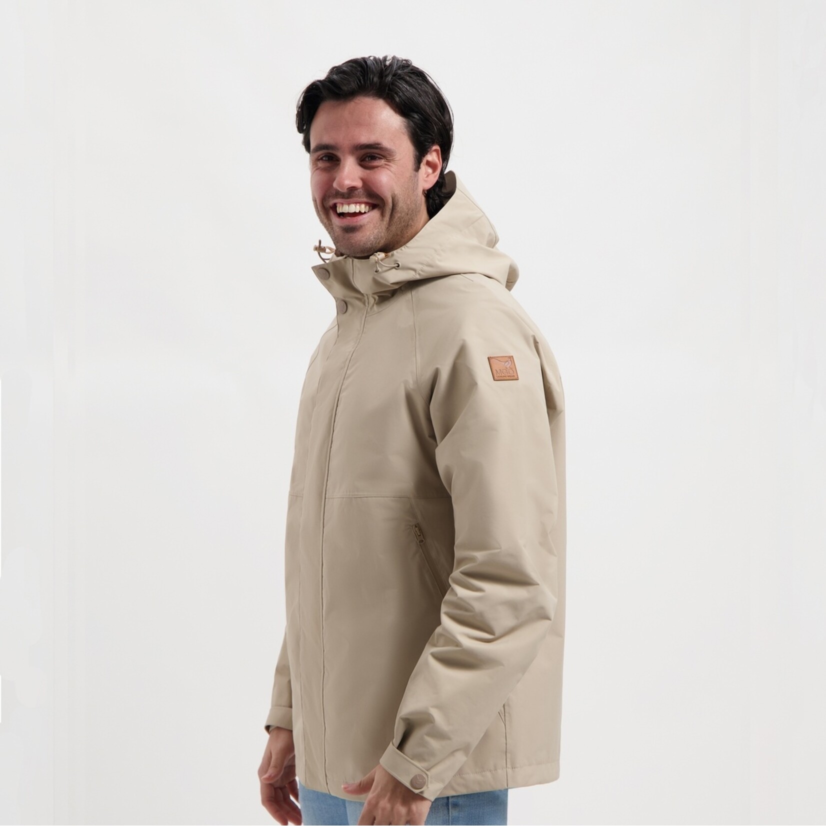 MGO Leisure Wear MGO Sid Tussenjas voor Heren - Hardshell Regenjas - Winddicht
