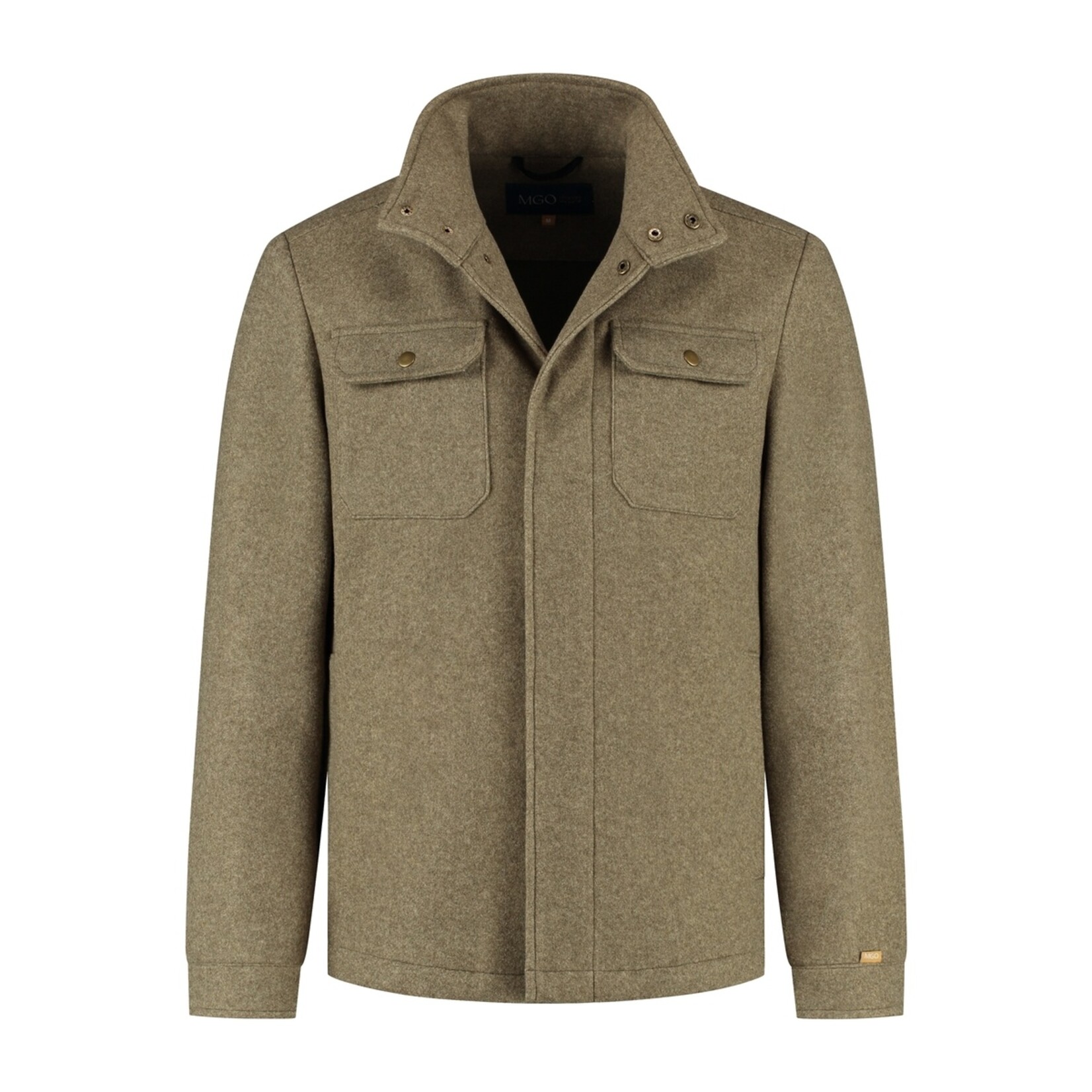 Travelin' MGO Cedric Shacket Jas voor Heren - Tussenjas met Wollook