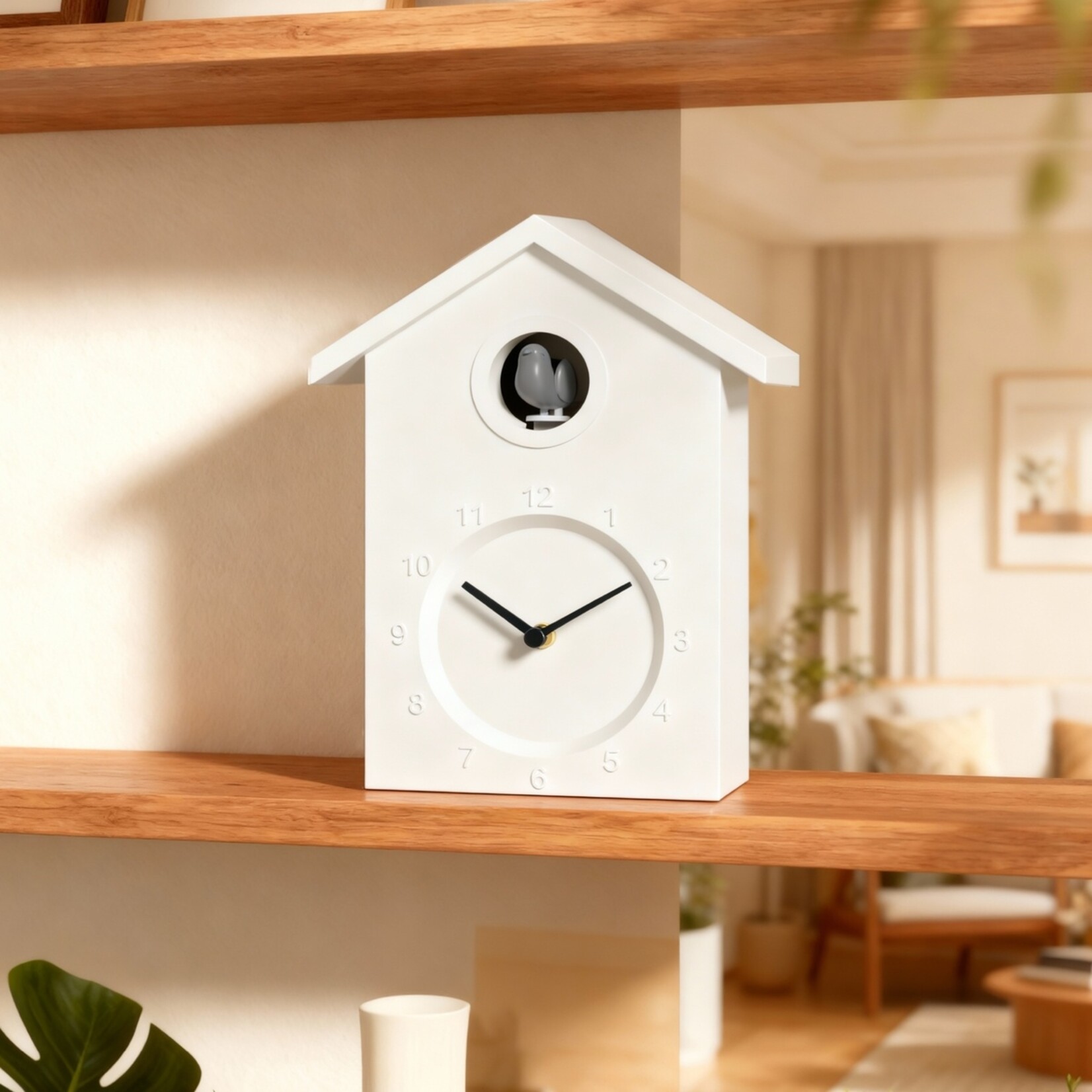 Nexxt Nexxt Koekoeksklok met Quartz Uurwerk en Stille (Nacht)Modus