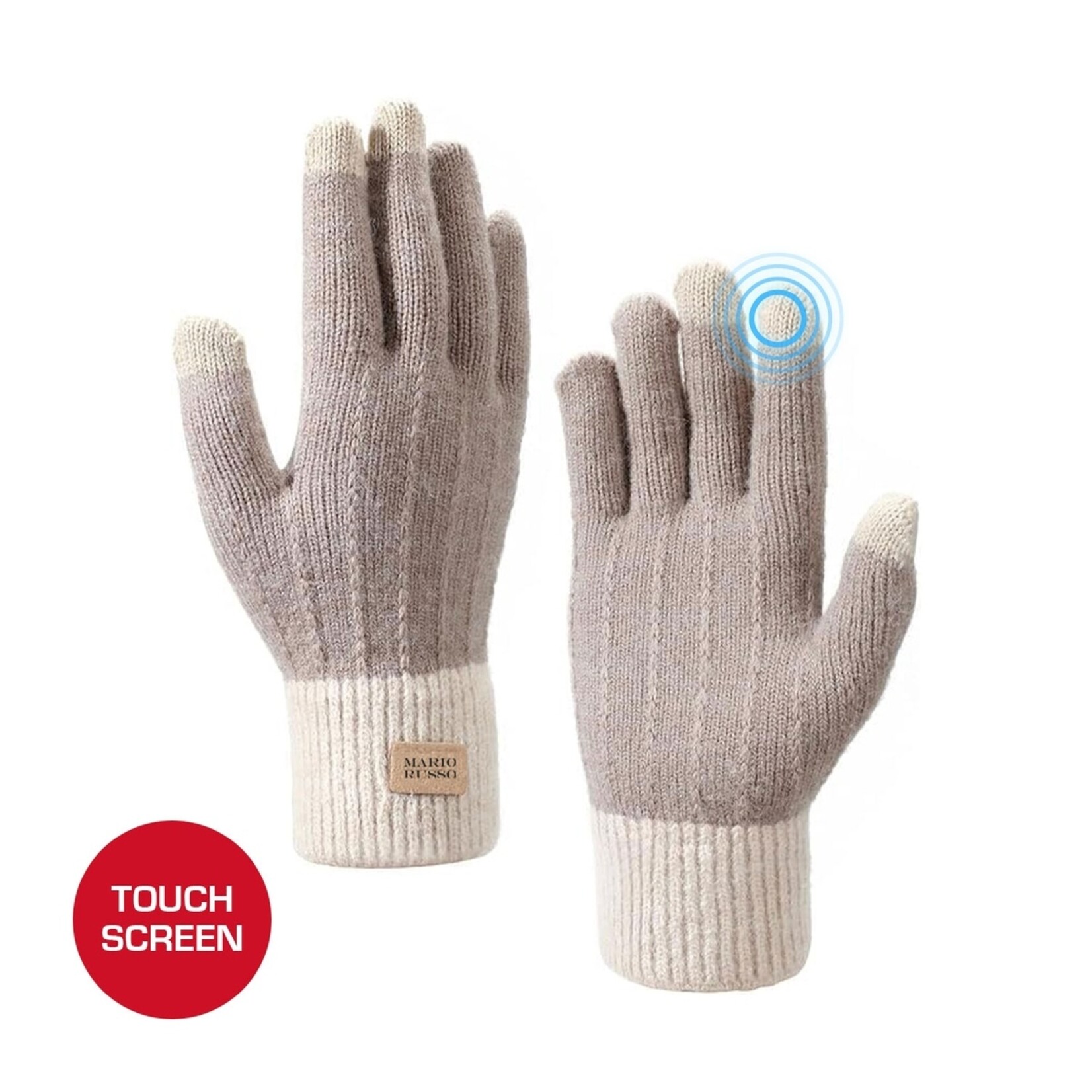 Mario Russo Mario Russo Unisex Winterhandschoenen met Touchscreenfunctie