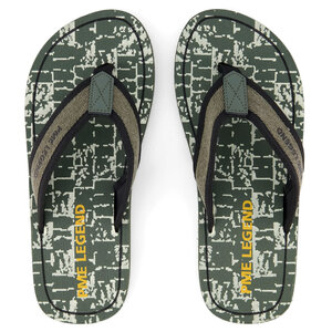 PME Legend PME Legend Jetflap Herenslippers met Textielen Band – Groen