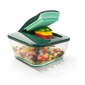 Nicer Dicer Nicer Dicer Chef Groentesnijder 15-delige Set met Opvangbak - 3,3 Liter