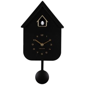 Karlsson Moderne Koekoeksklok van Karlsson - Black