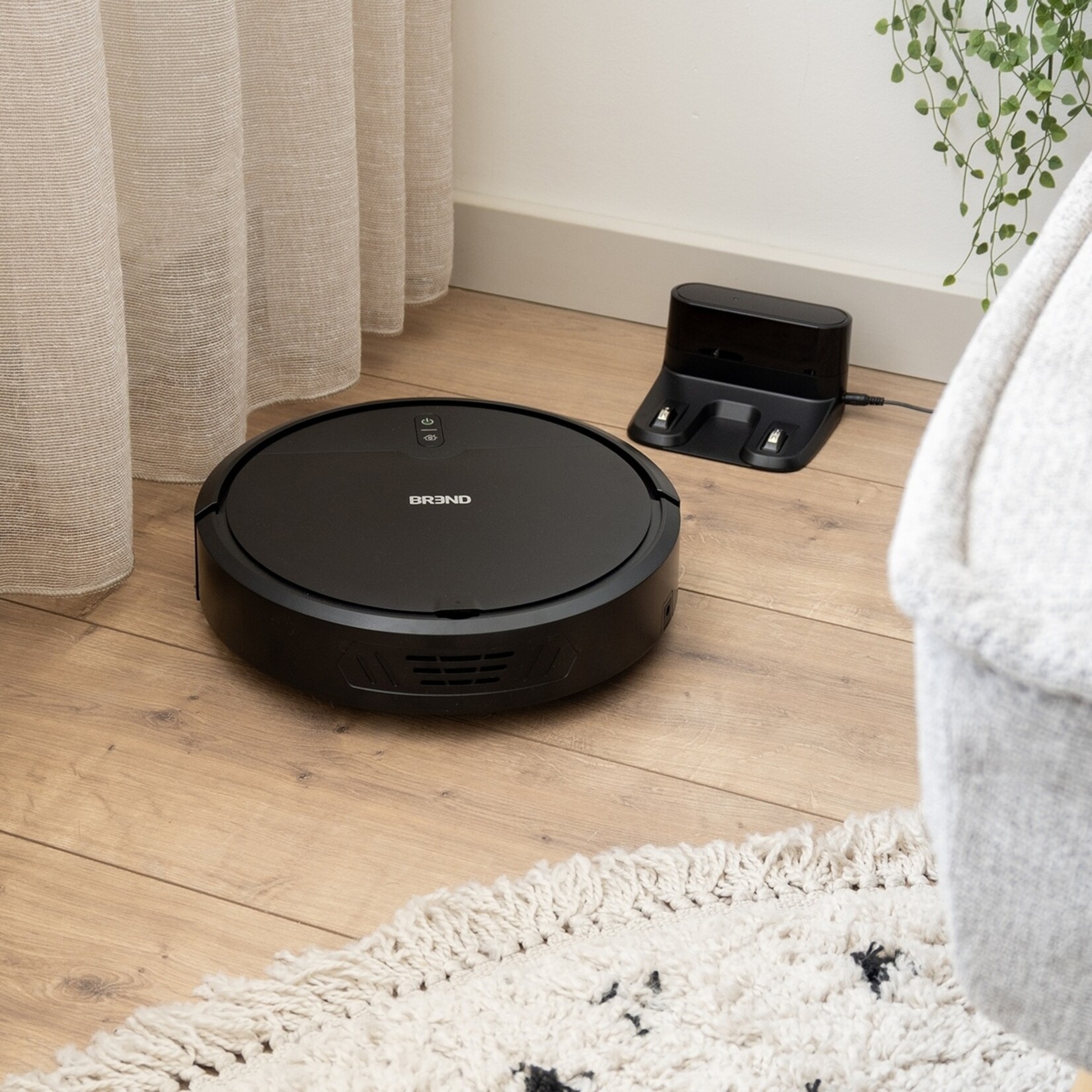 BREND BREND BR-2251 Robotstofzuiger met Veeg- en Zuigfunctie - Compact