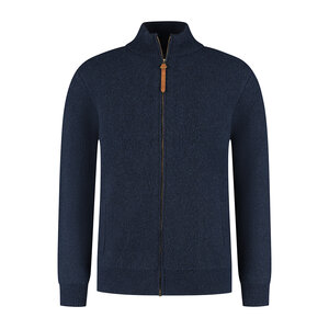 MGO MGO Ned Gebreid Vest voor Heren met Mock Neck Kraag - Rekbaar en Ademend