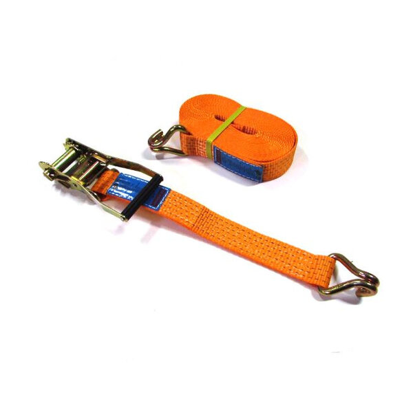 Zurrgurt-Set 5 Tonnen, 6 Meter, 50 mm - Orange