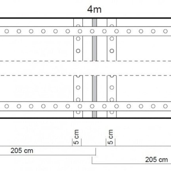 Flexi-Tarp-Abdeckung 6x10 Meter