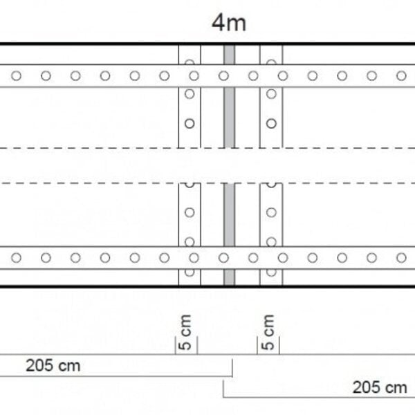 Flexi-Tarp-Abdeckung 6x12 Meter