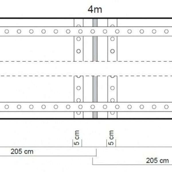 Flexi-Tarp-Abdeckung 8x12 Meter