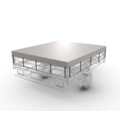 185 x 117 cm | Abdeckplane Grau