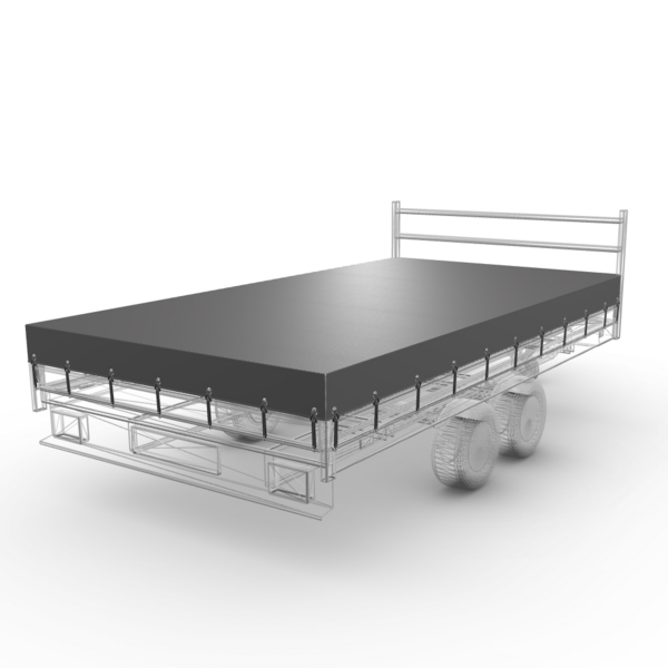 377 x 227 cm | Abdeckplane Anthrazit