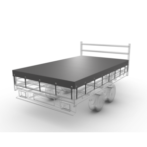 274 x 132 cm | Abdeckplane Anthrazit