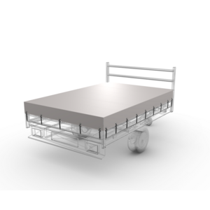 262 x 169 cm | Abdeckplane Grau