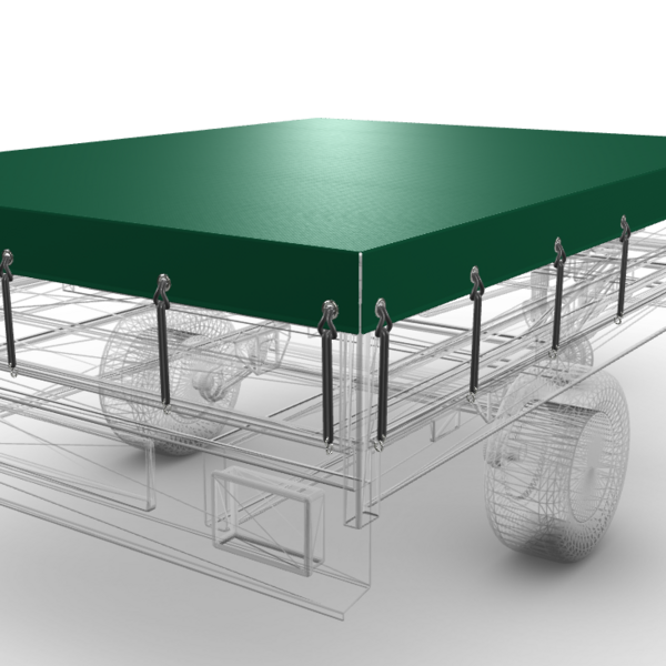 230 x 160 cm | Abdeckplane Grün