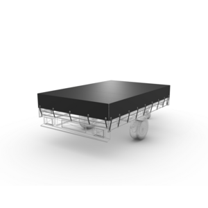 307x 203 cm | Abdeckplane Schwarz