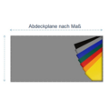 334 x 182 cm | Abdeckplane Grau