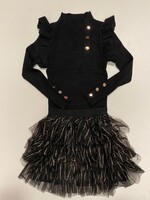 Glitter Rok Black/ Gold