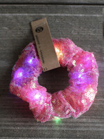 Glitter Scrunchies Pink