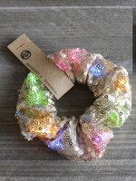 Glitter Scrunchies Champagne