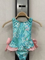 Luxury Swimwear Hearts Turquise