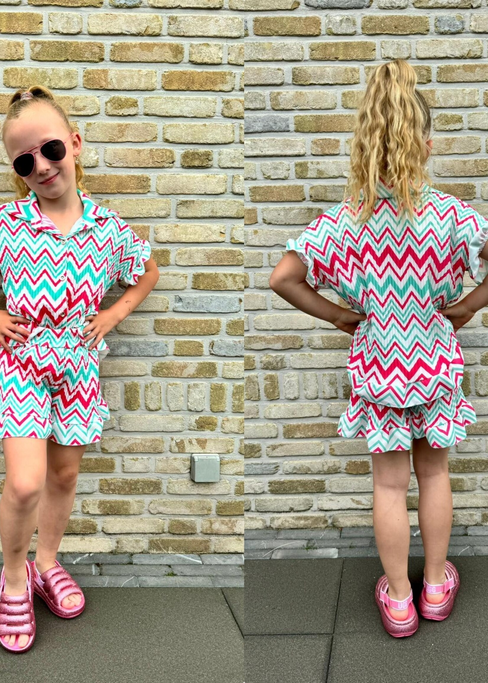 Ziggy Plooi Set Fuchsia