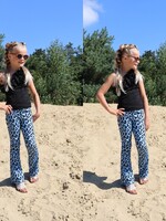 Leopard Flair IceBlue/Black