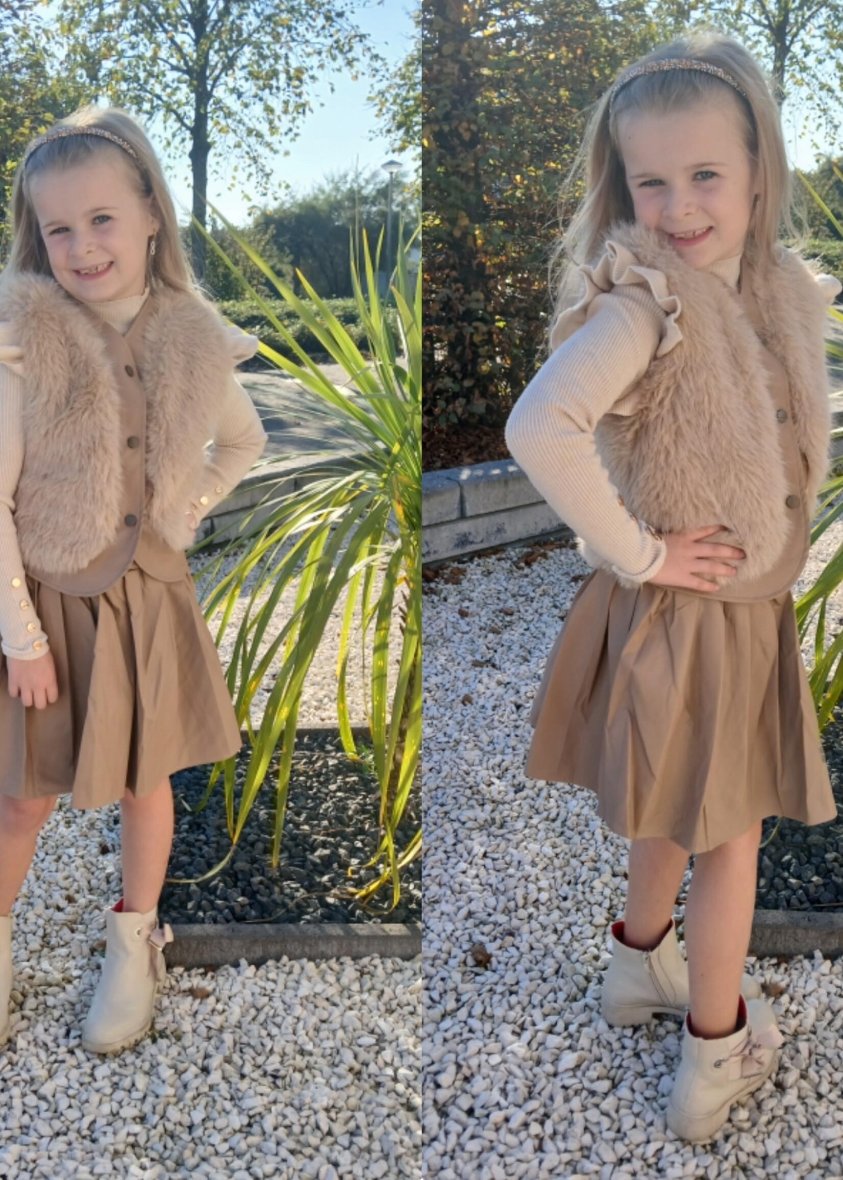 Fashion Fake Fur Set