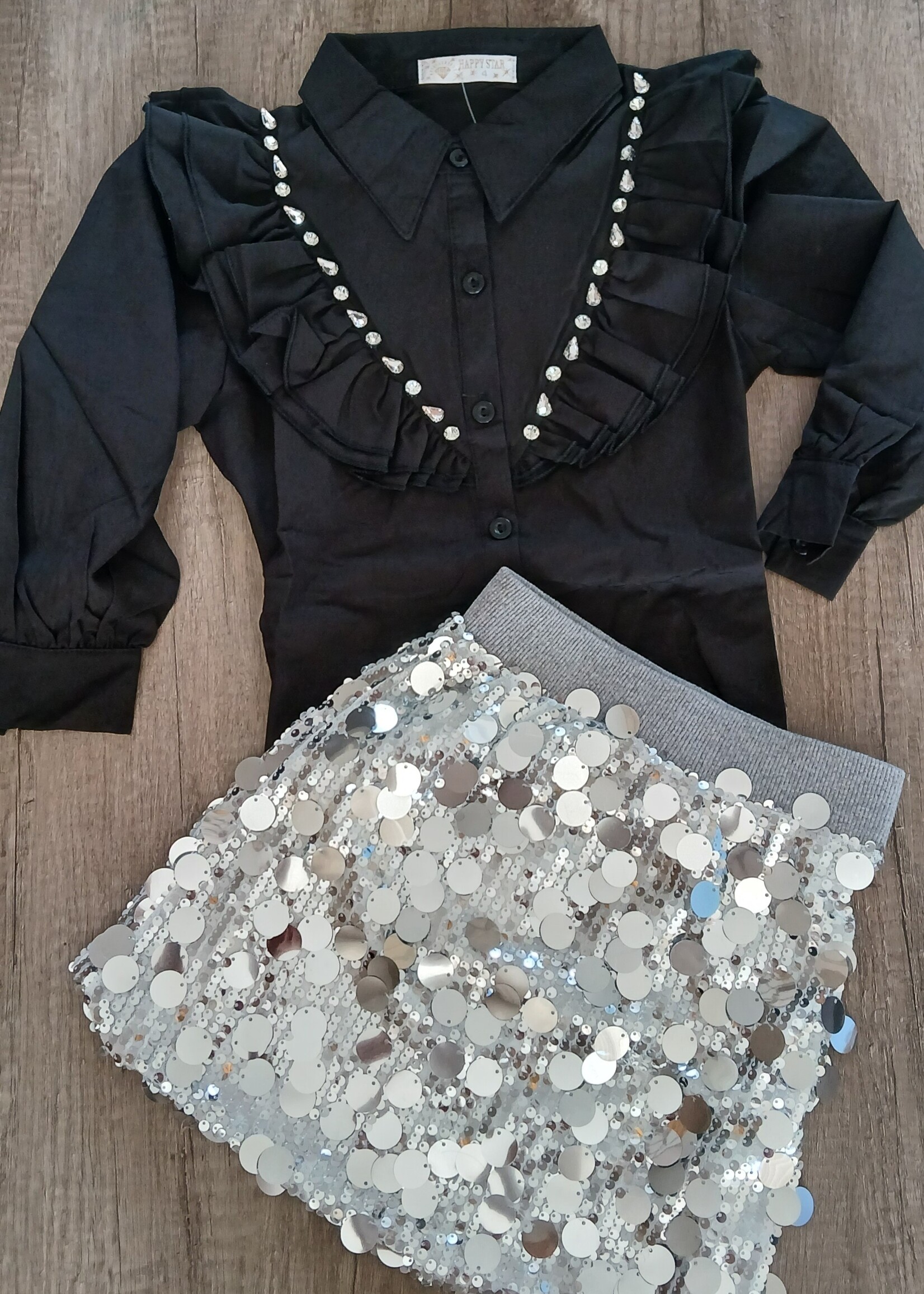 Glamour Blouse Diamonds