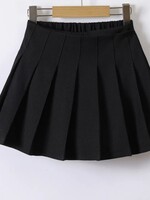 Plooi Skort Black