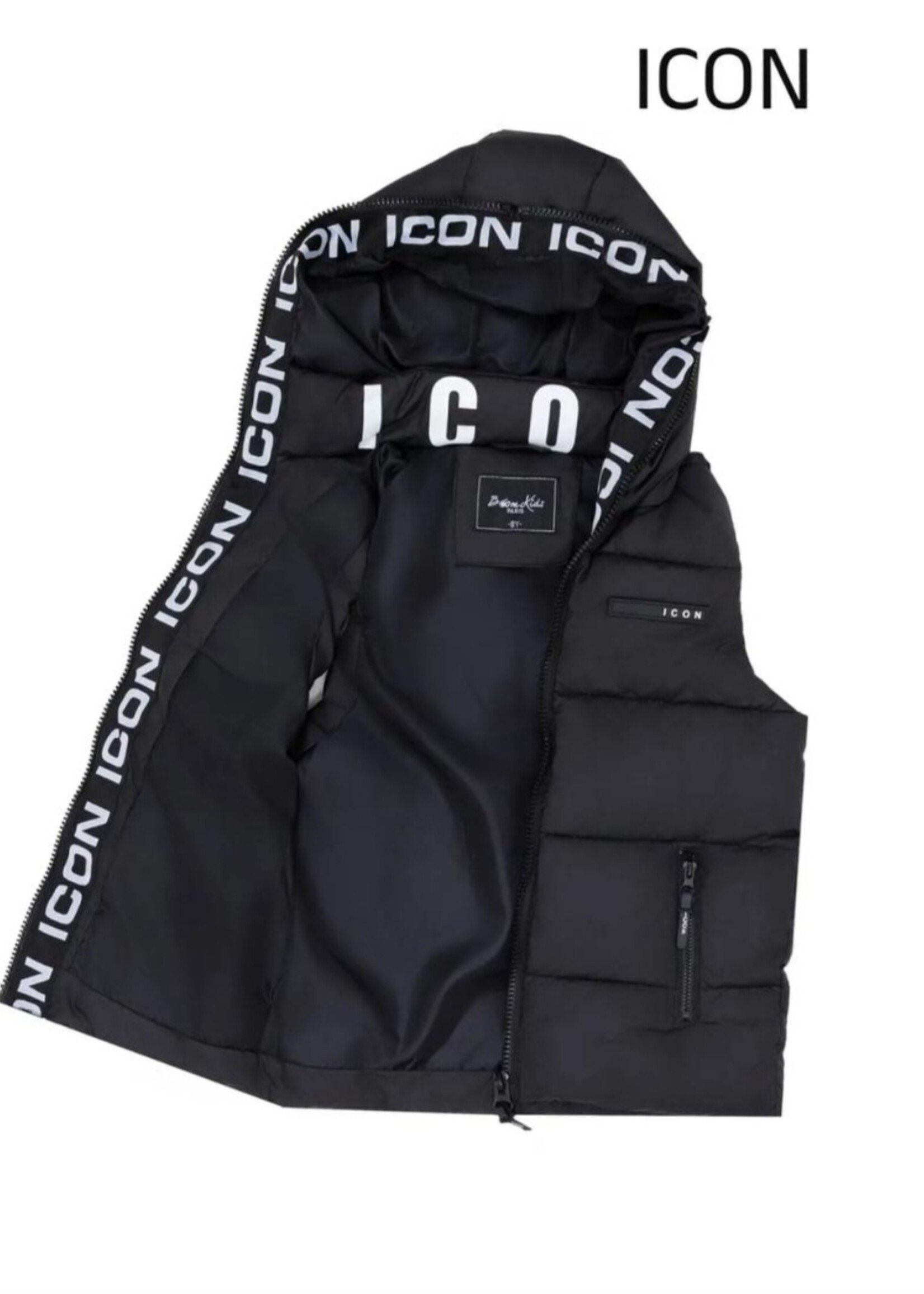 Boys Icon Spring Bodywarmer black