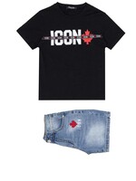 Icon Jeans Set Black