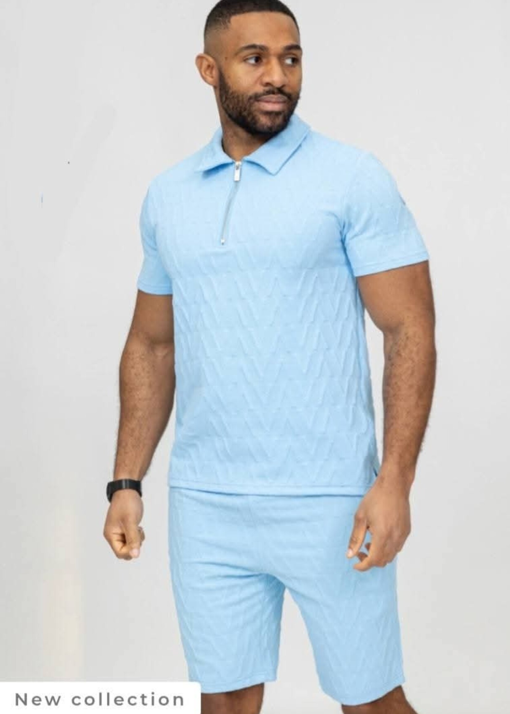 Men Zayne Set Ice Blue