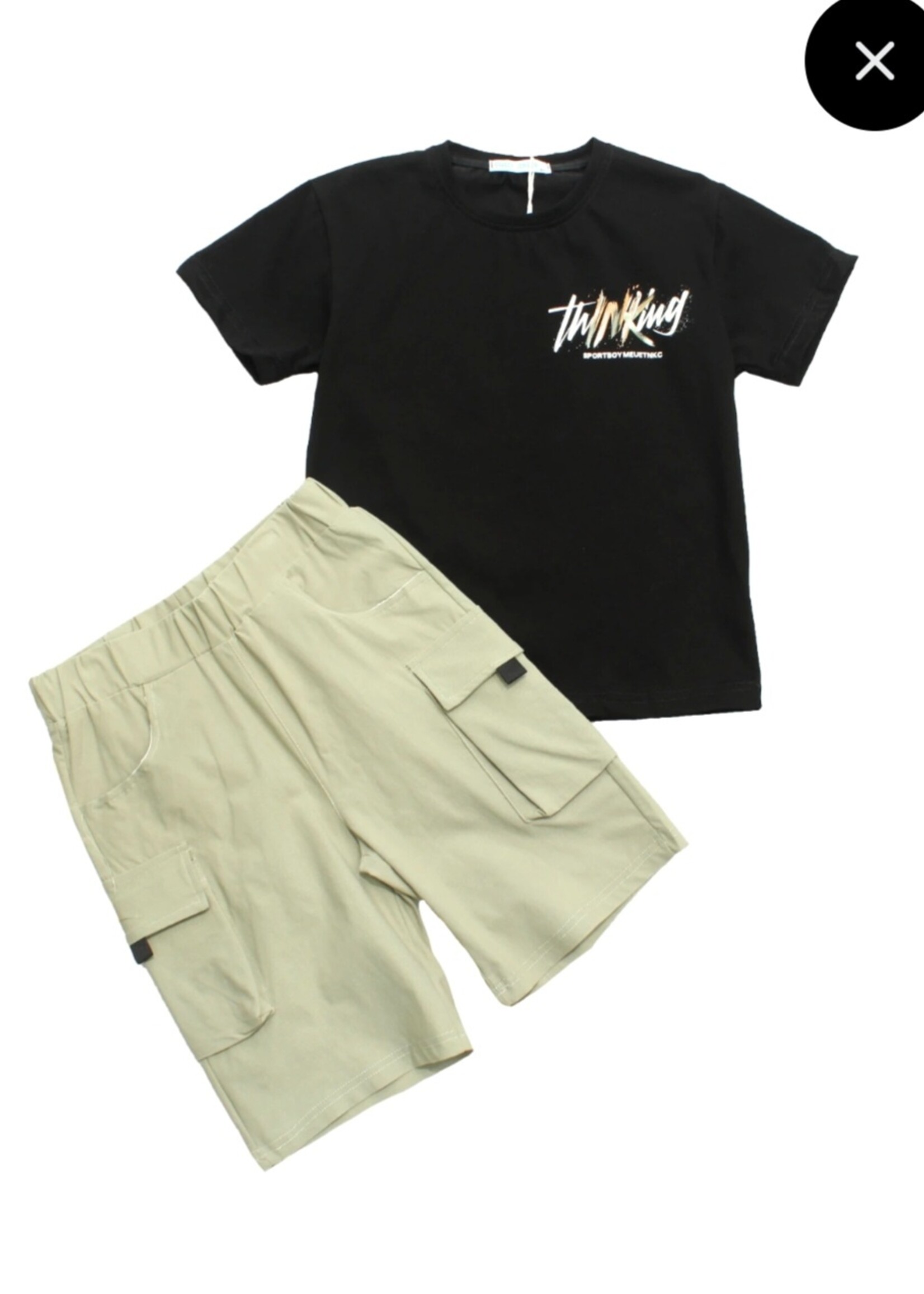 ThinKing Boys Set Black/Green
