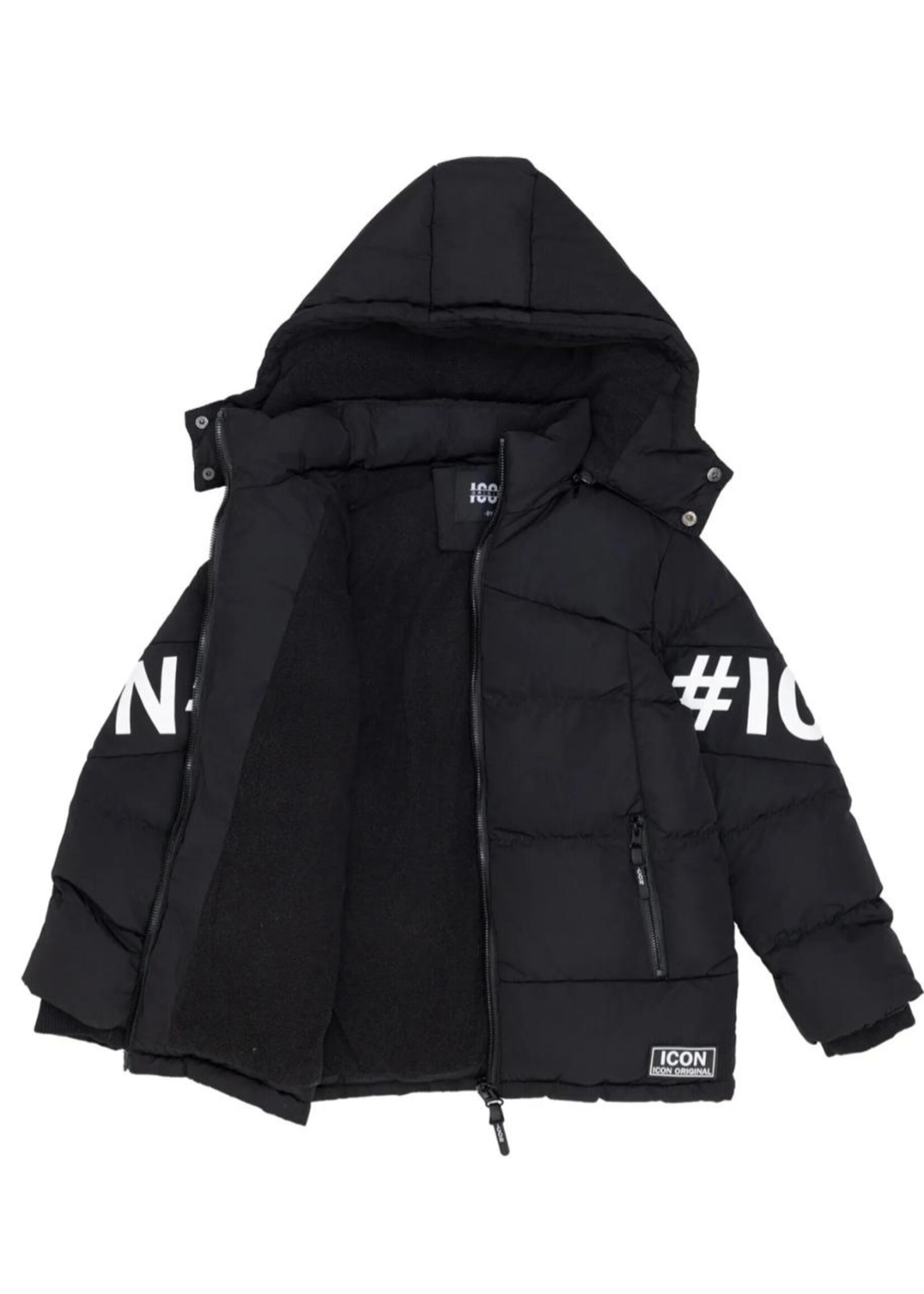 Icon Winterjacket Sleeve Black