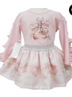 Luxury Parfume Skirt Set Roze