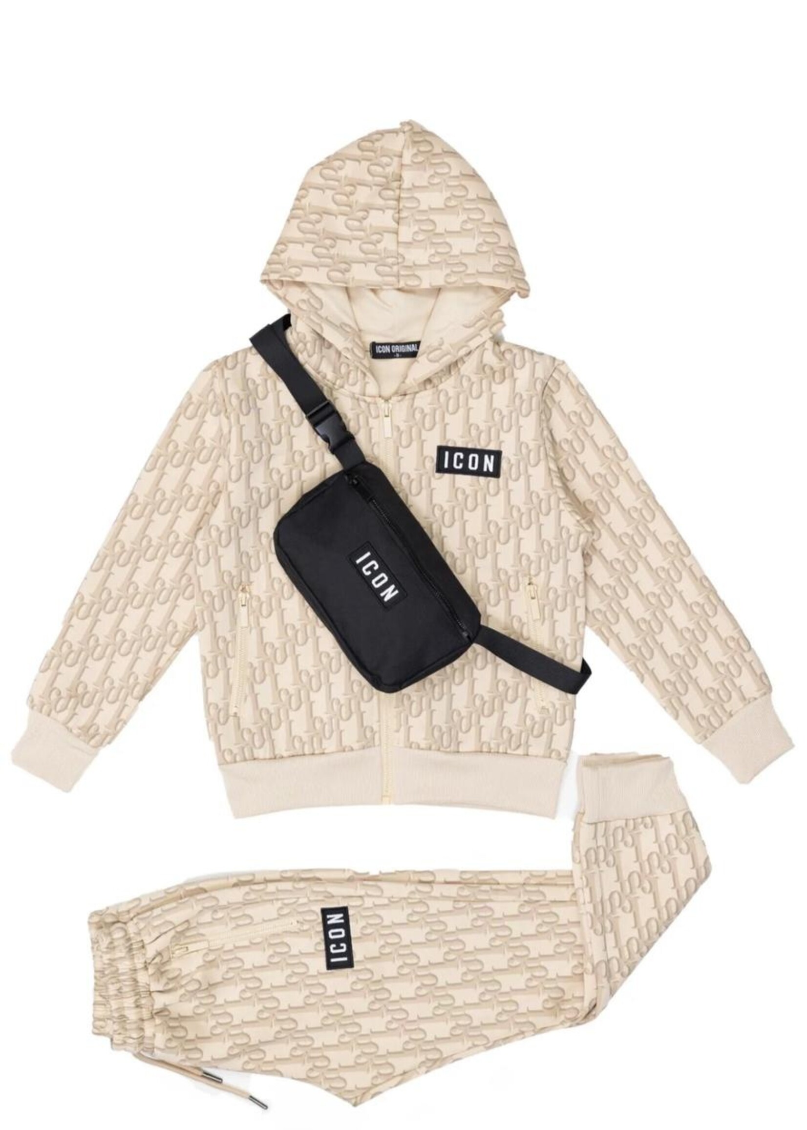 Icon Designed Boys Set Beige