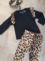 Qute Leopard Set Black