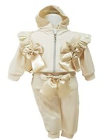 Luxury Suit Bow Set Champagne